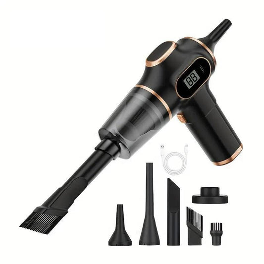 LIMITED TIME // FEW LEFT! Handheld Cordless Car Vacuum Cleaner, 4500PA Powerful, 6-In-1 Portable Vacuum Cleaner with Smart Display, Suitable for Car, Home, Office, Pet Portable High Portable Cordless Cleaning Machine.The Best Gift for Dad.